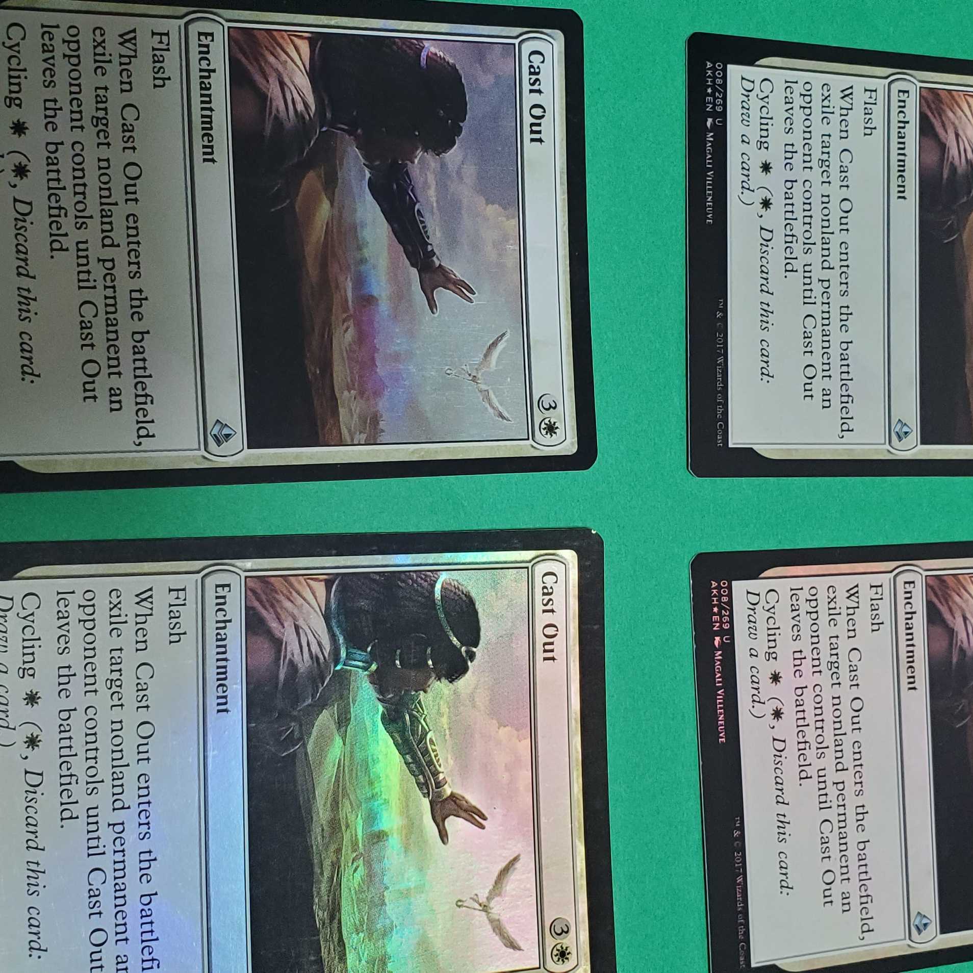 Mtg Cast Out foil set of 4