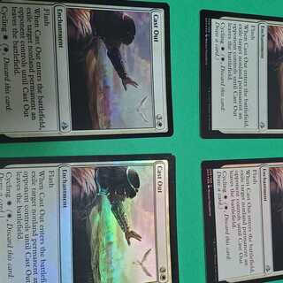 Mtg Cast Out foil set of 4