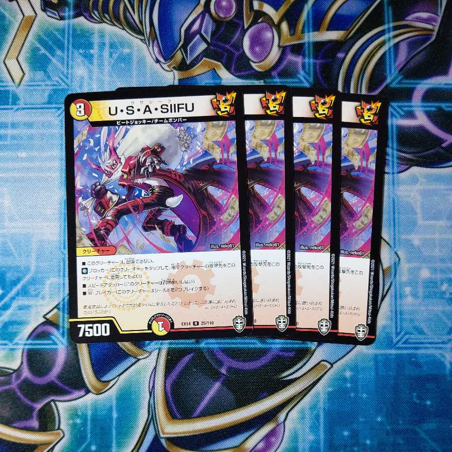 U-S-A-SIIFU R Set of 4