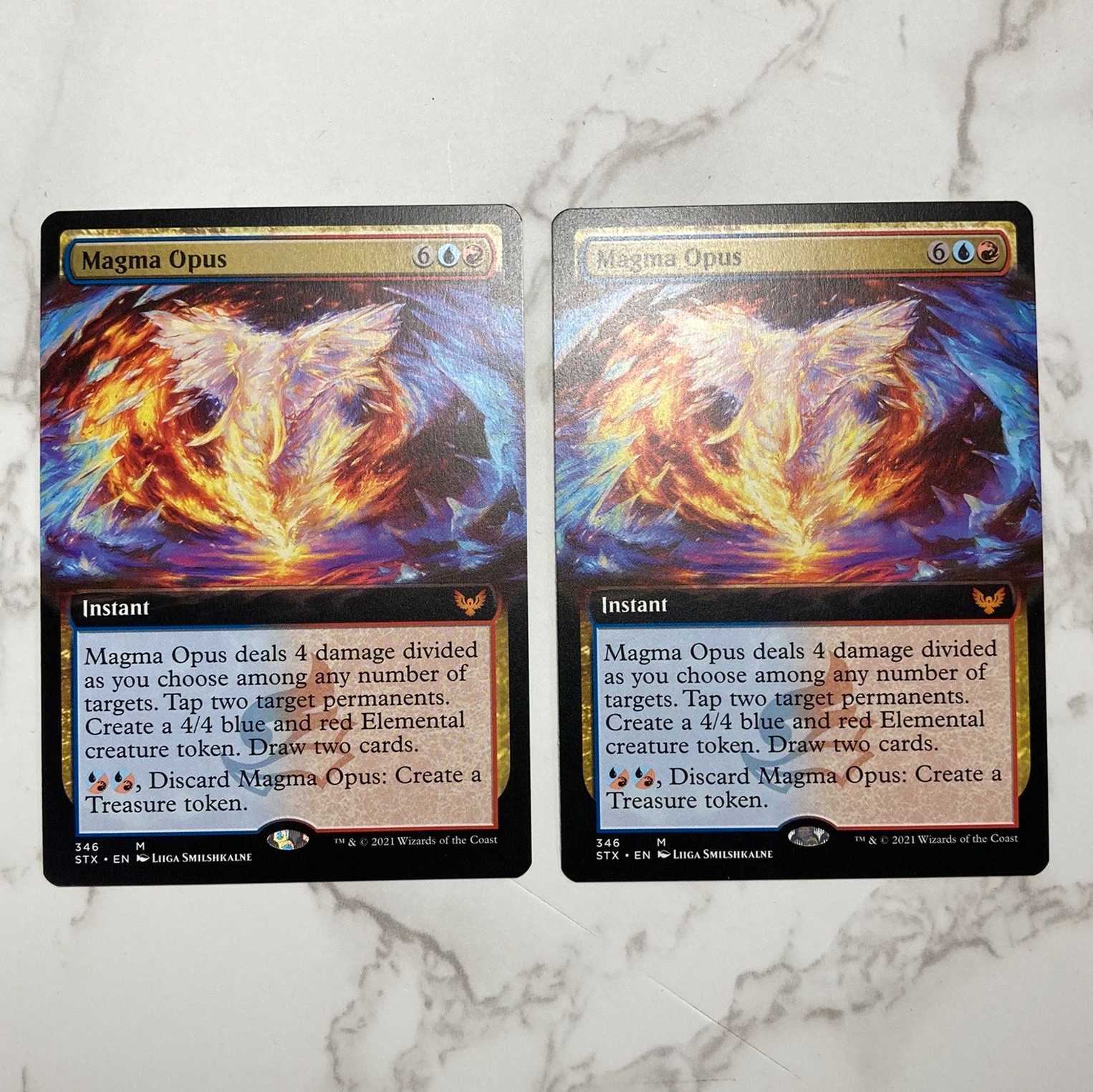 Magma Opus Mythic Rare 346/275 Strixhaven: Institute of Magic English 2 copies