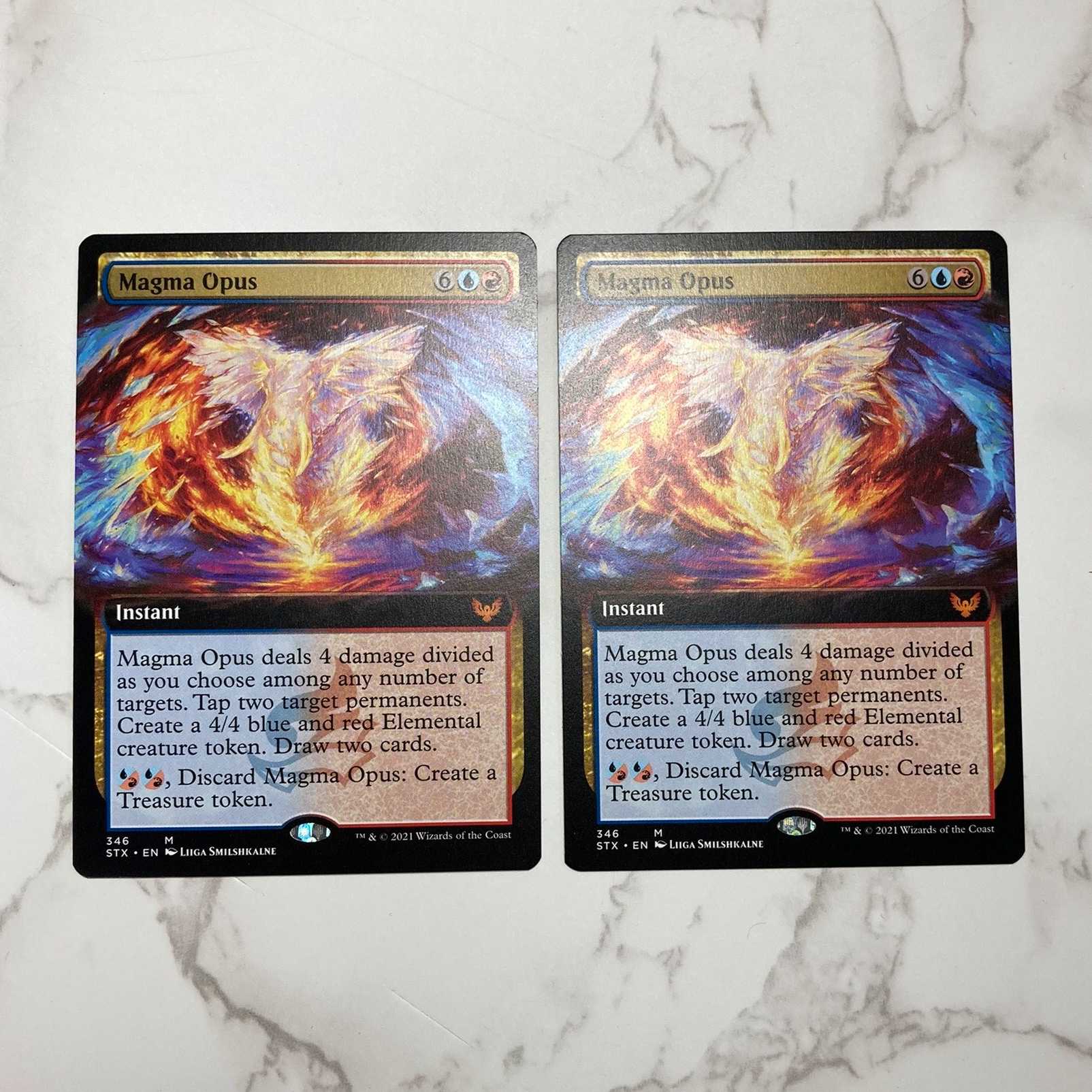 Magma Opus Mythic Rare 346/275 Strixhaven: Institute of Magic English 2 copies