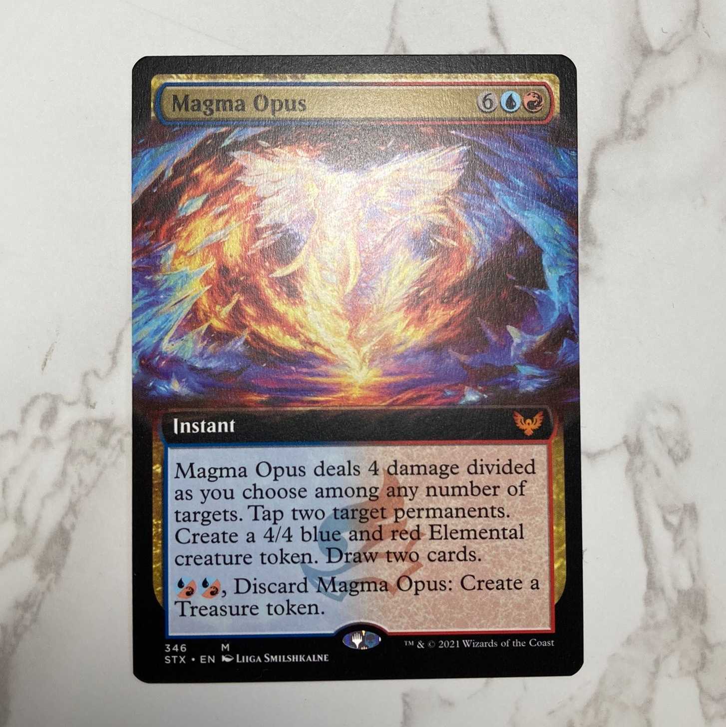 Magma Opus Myth Rare 346/275 Strixhaven: Institute of Magic/Magma Opus English