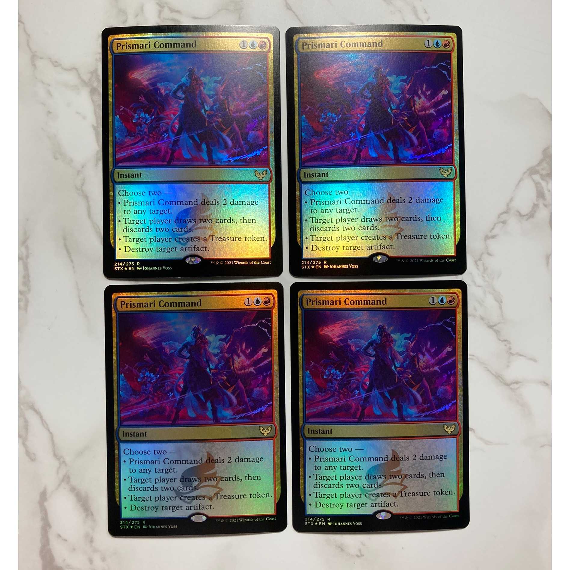 Prismari Command English Foil 4pcs