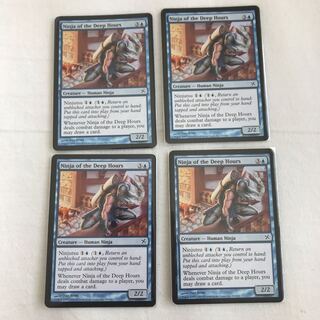 MTG 深き刻の忍者　英foil 4枚セット　プレイド 英)深き刻の忍者 / Ninja of the Deep Hours【SLD】 【Foil