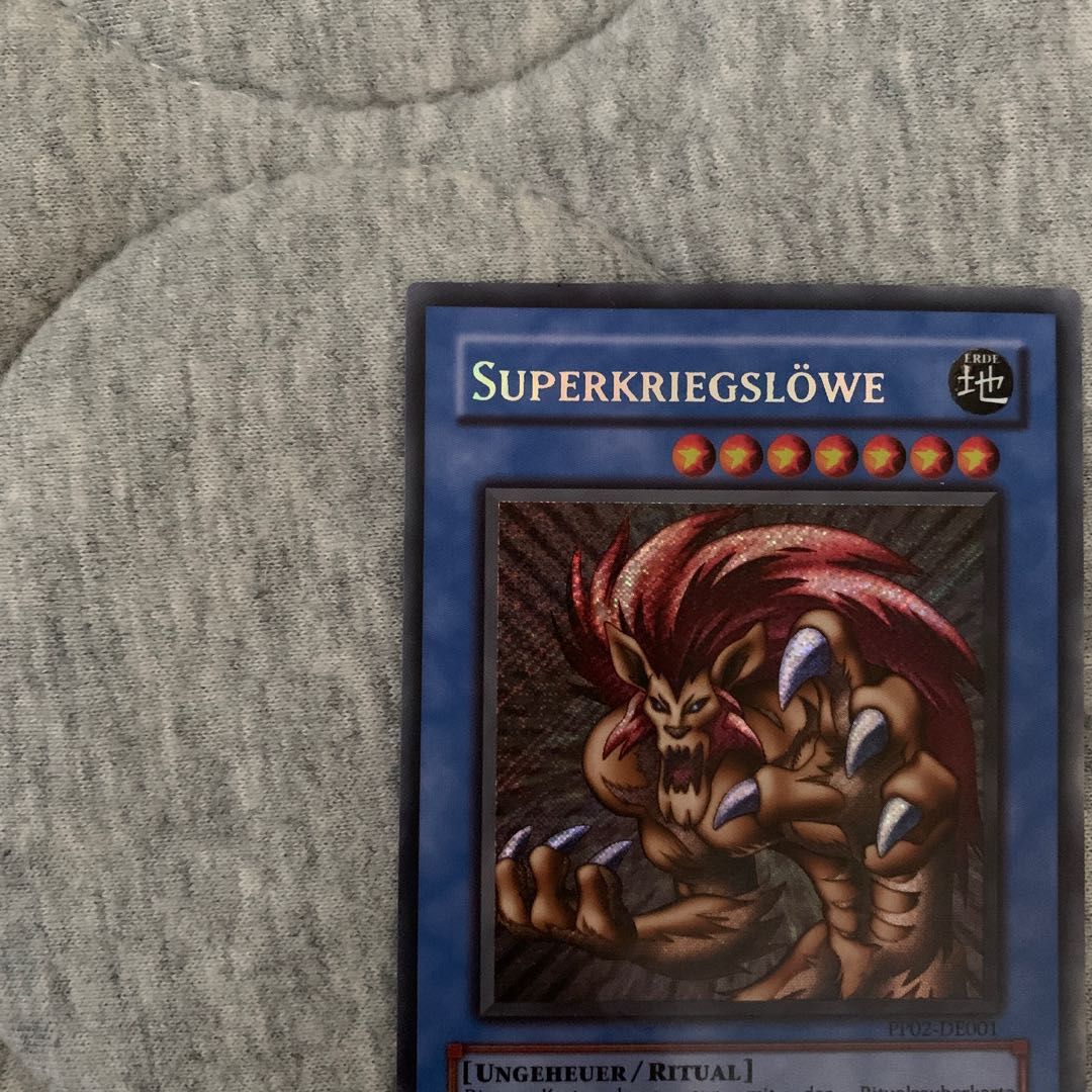 Yu-Gi-Oh Super War Lion Doitsu Secret