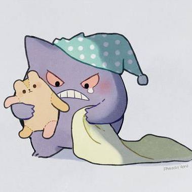 Last 4 mouths, need someone to sleep with Gengar. 1枚
