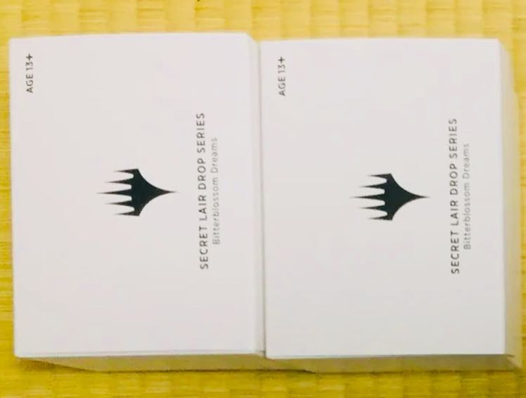 MTG secret lair bitterblossom 2BOX 苦花 1枚