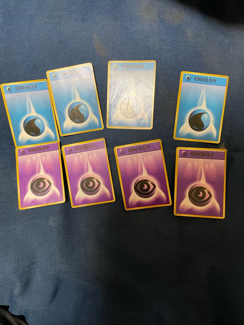 Initial cards Water and Energy