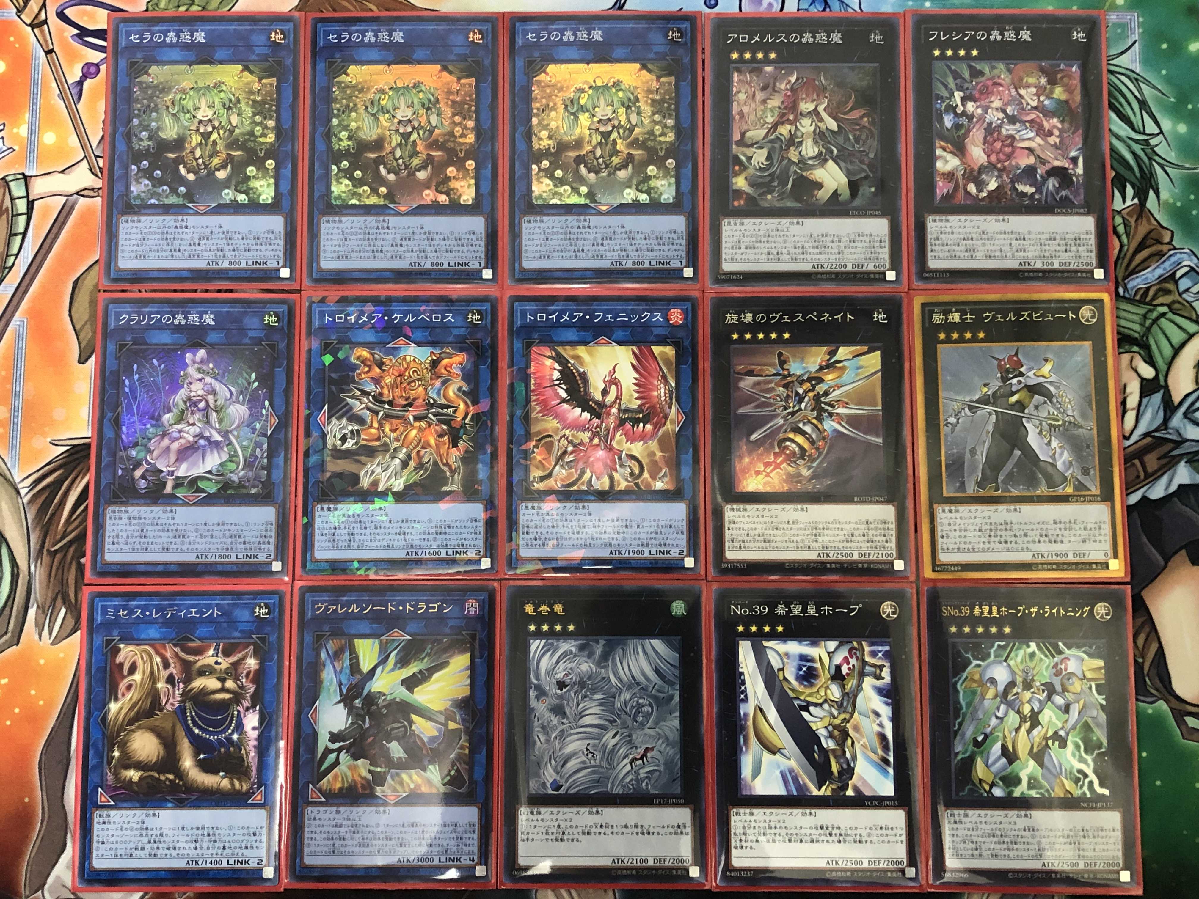 Yu-Gi-Oh! Mushigi Demon Deck, 41 sheets of RosaN, 15 sheets of EX