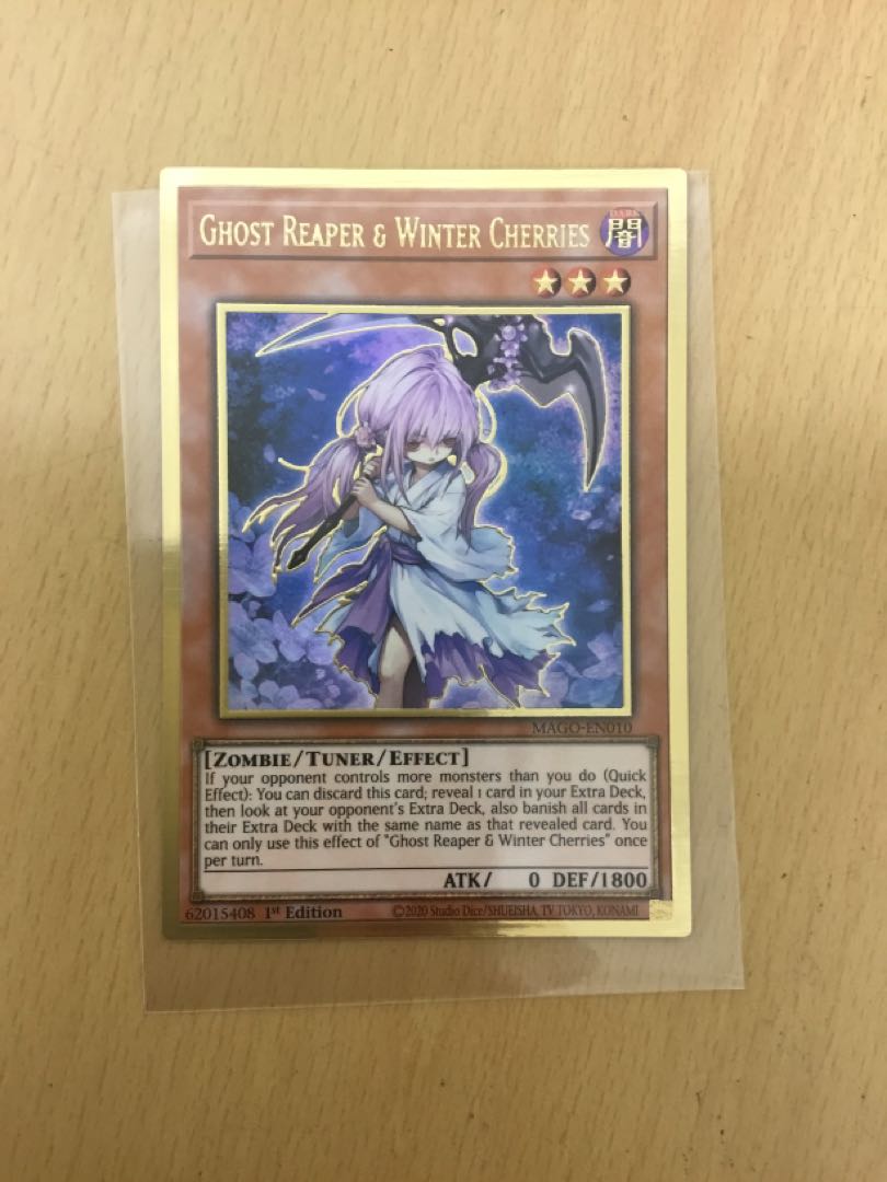 Ghost Reaper & Winter Cherries (Umi external illustration) Premium Gold Rare