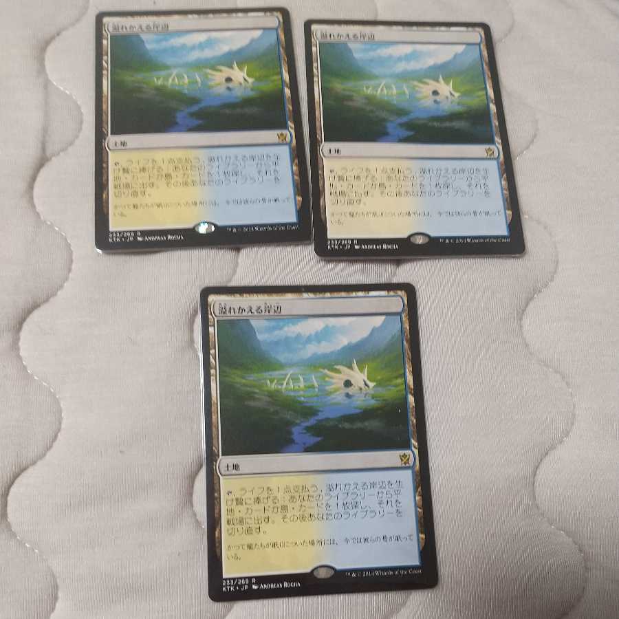 Flooded Strand Set of Three