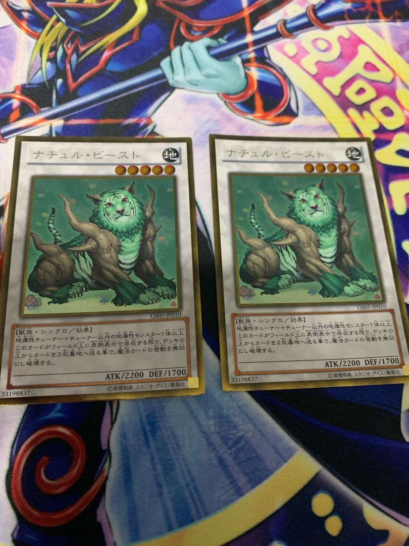Yu-Gi-Oh Natur Beast Gold 2pcs 2枚
