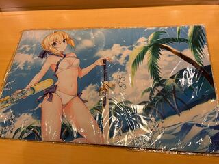 水着セイバー　プレイマット　Fate FGO