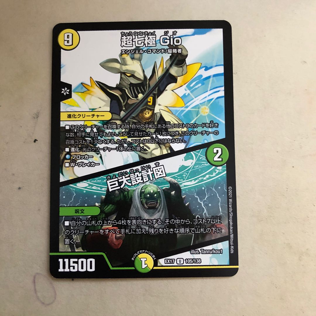 超七極 Gio｜巨大設計図 U