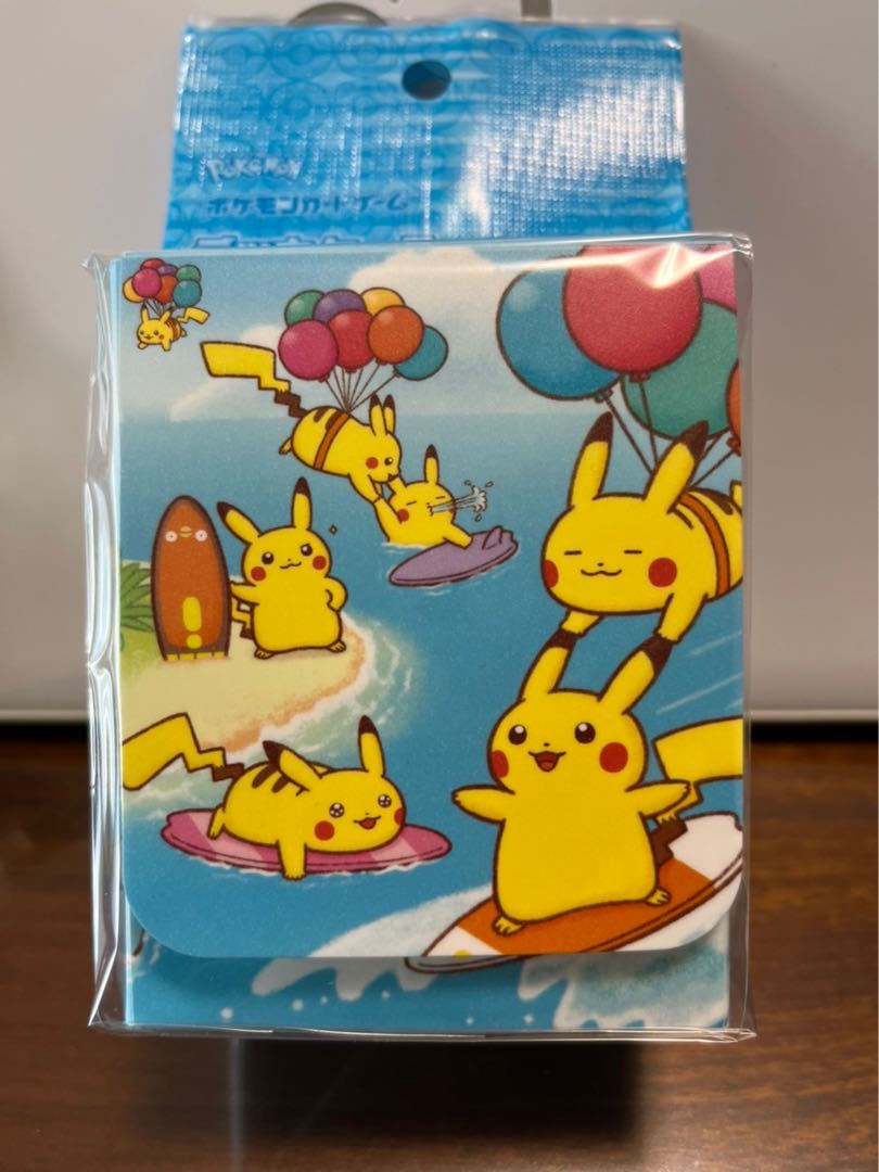 ポケモンカード　なみのりピカチュウ　デッキシールド　デッキケース