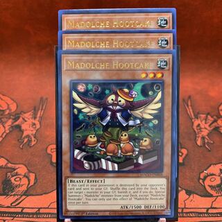 Yu-Gi-Oh! [English Version] Madolche Hootcake Gold Letter Rare Set of 3