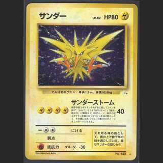 サンダー LV.40【ニアミント】旧裏/管理:MP0416