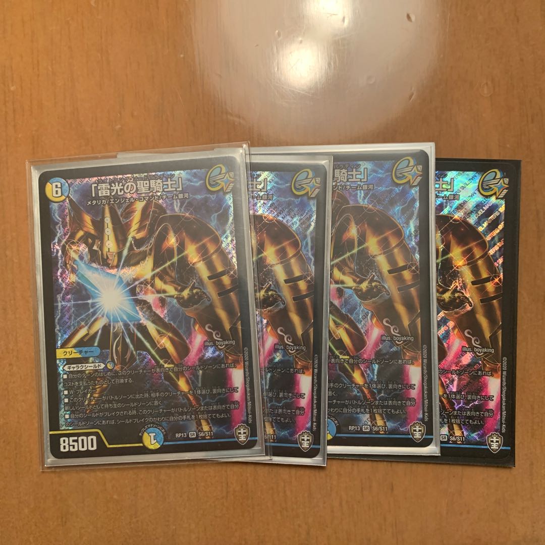 "Holy knight of lightning."