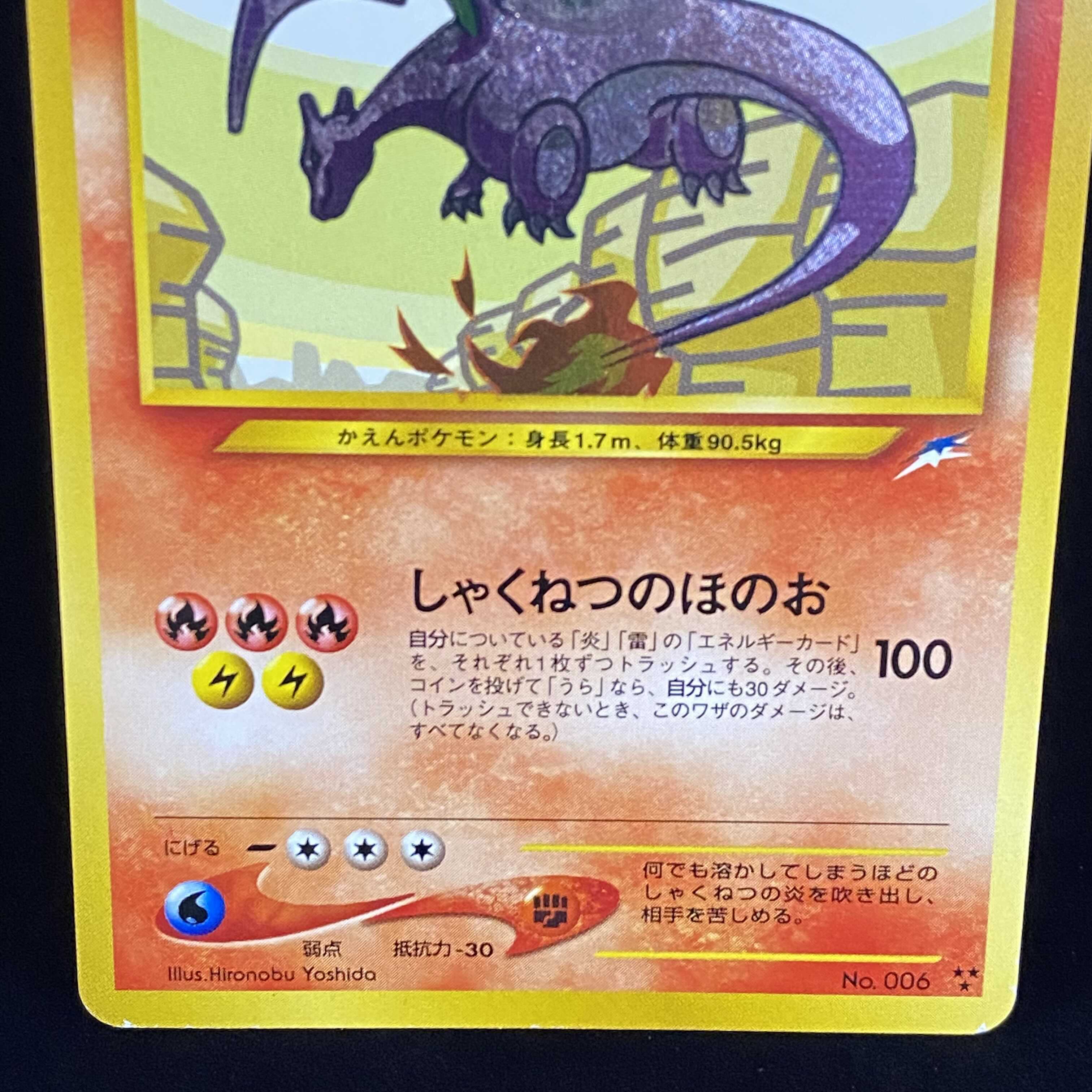 Hikaru Charizard Old Back
