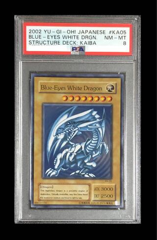 Today's price reduction】PSA8 Blue-Eyes White Dragon KA-05 2002 2nd period