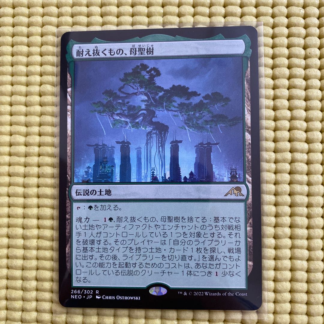 What endures, Mother Holy Tree