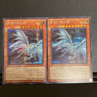 遊戯王　青眼の亜白龍【シークレット】{HC01-JP008}