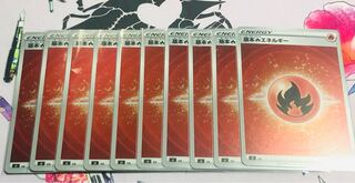 Starting Deck 100 Basic FireEnergy (Mira) 10-card set