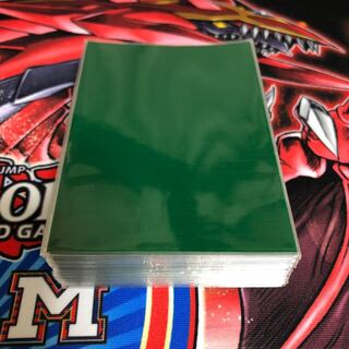 フォーラムスリーブ 緑 40枚 底裂無し