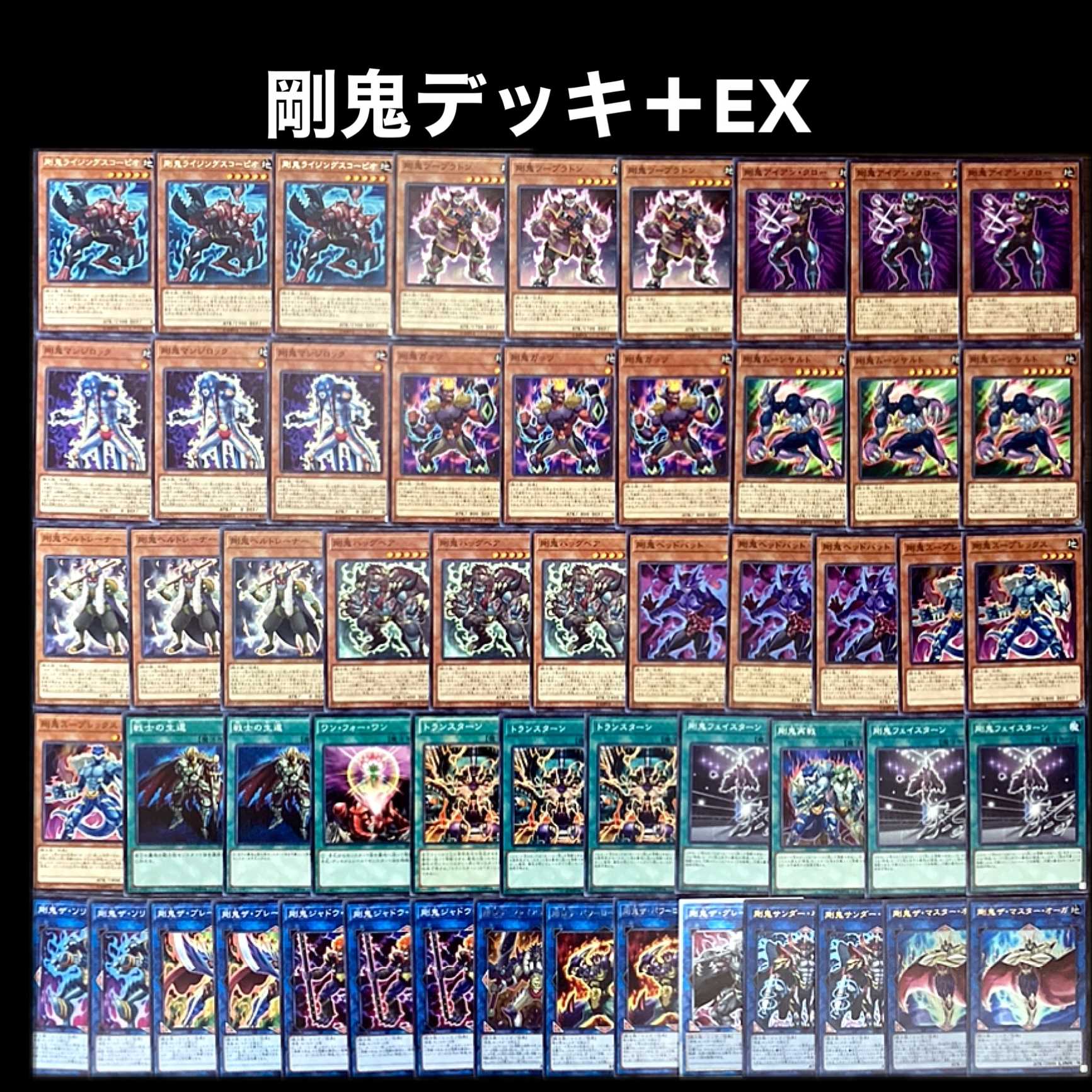 1176542697様専用　剛鬼　デッキ 1枚