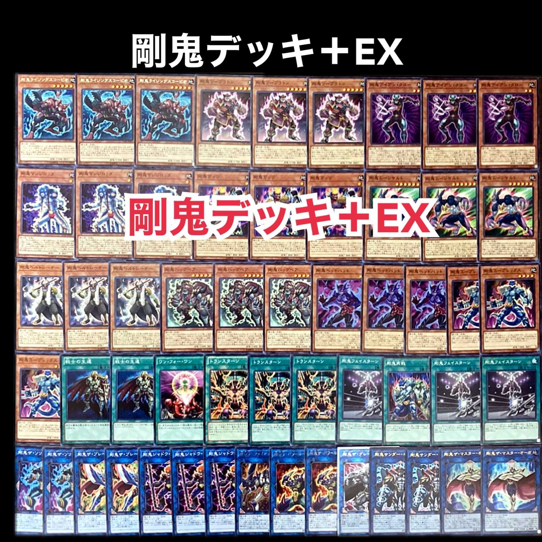 1176542697様専用　剛鬼　デッキ 1枚