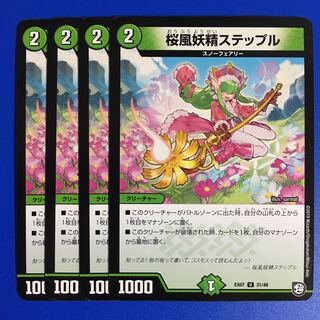 Cherry Blossom Wind Fairy Stepple, Set of 4