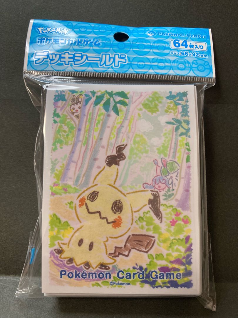 ポケモンカード デッキシールド スリーブ クレヨンミミッキュ