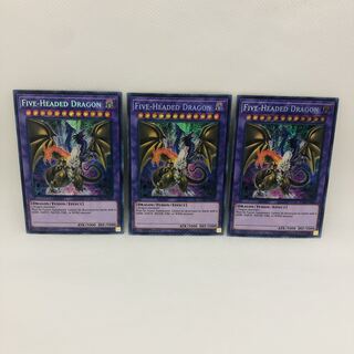 Yu-Gi-Oh! English Version Five-Headed Dragon Five-Headed Dragon Secret 3pcs