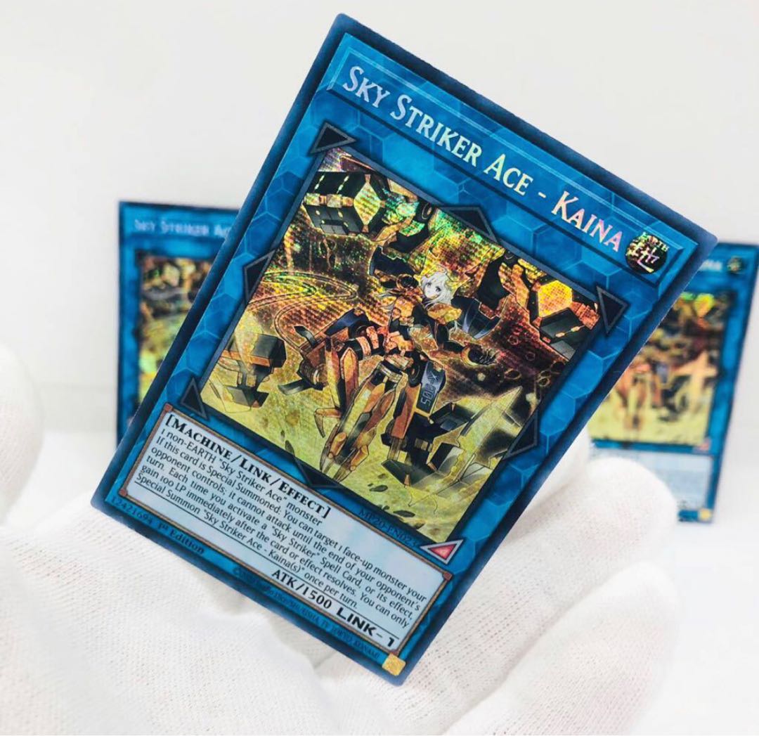 Yu-Gi-Oh! English Version Sky Striker Ace - Kaina Prismatic Secret Rare 3pcs
