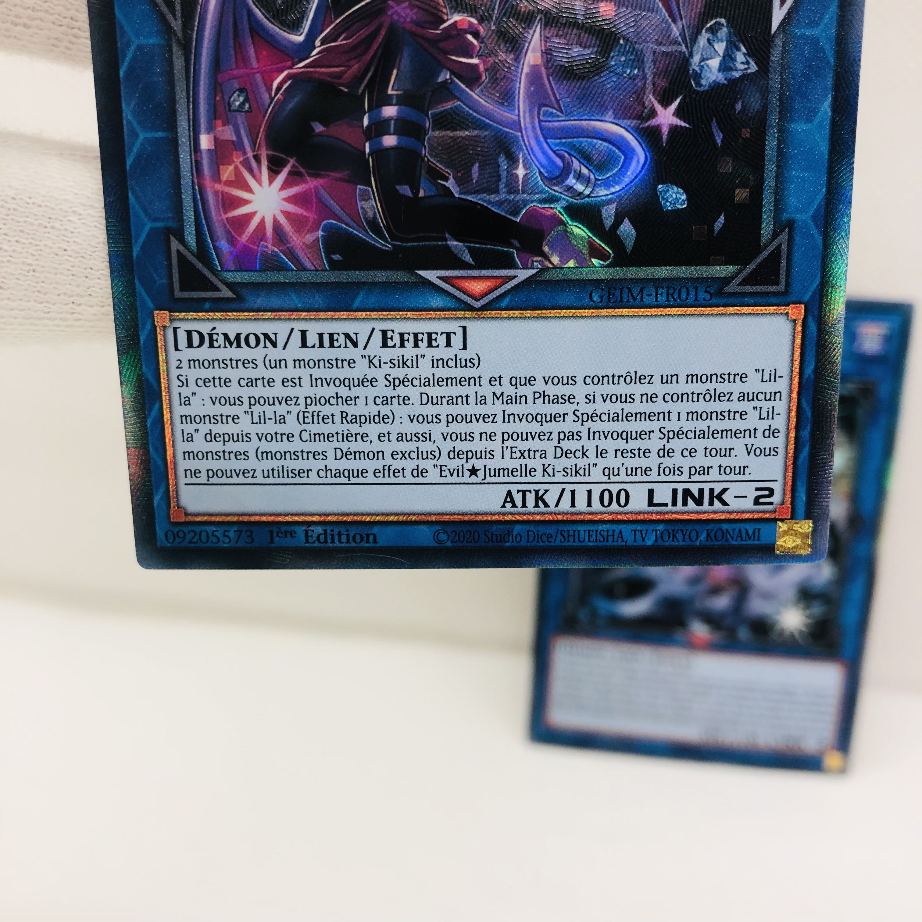遊戯王　フランス版　Evil☆Twin キスキル Evil☆Twinリィラ　 1枚