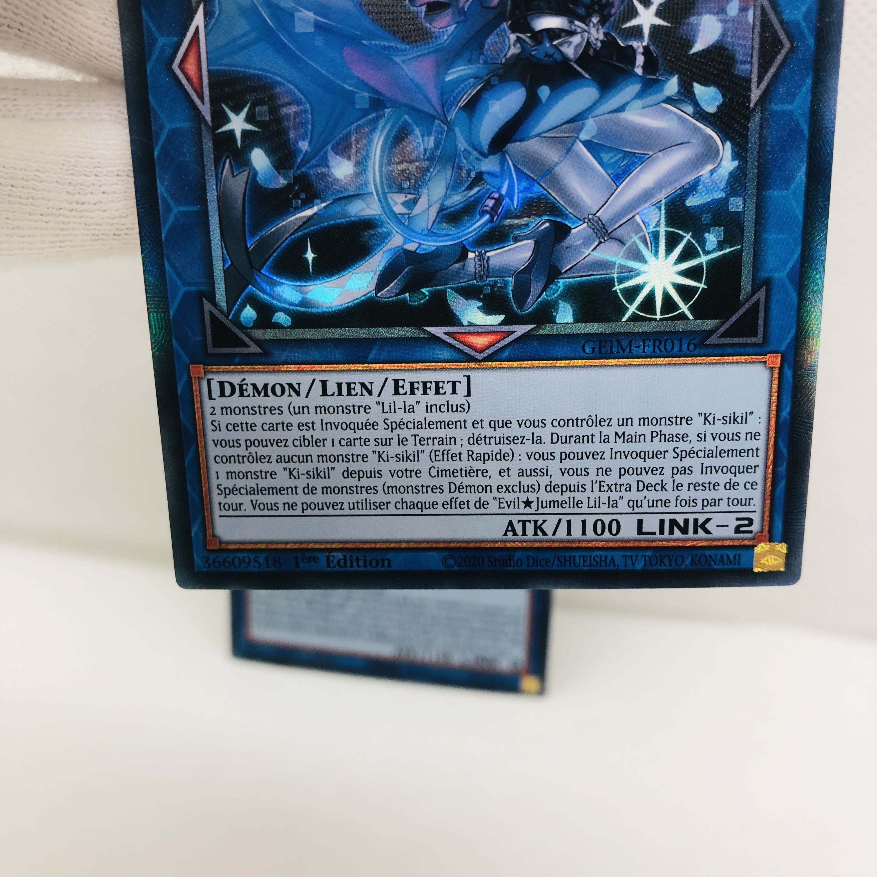 遊戯王　フランス版　Evil☆Twin キスキル Evil☆Twinリィラ　 1枚