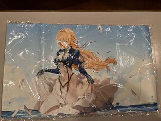 マウスパッド　プレイマット  ヴァイオレット・エヴァーガーデン　ラバーマット