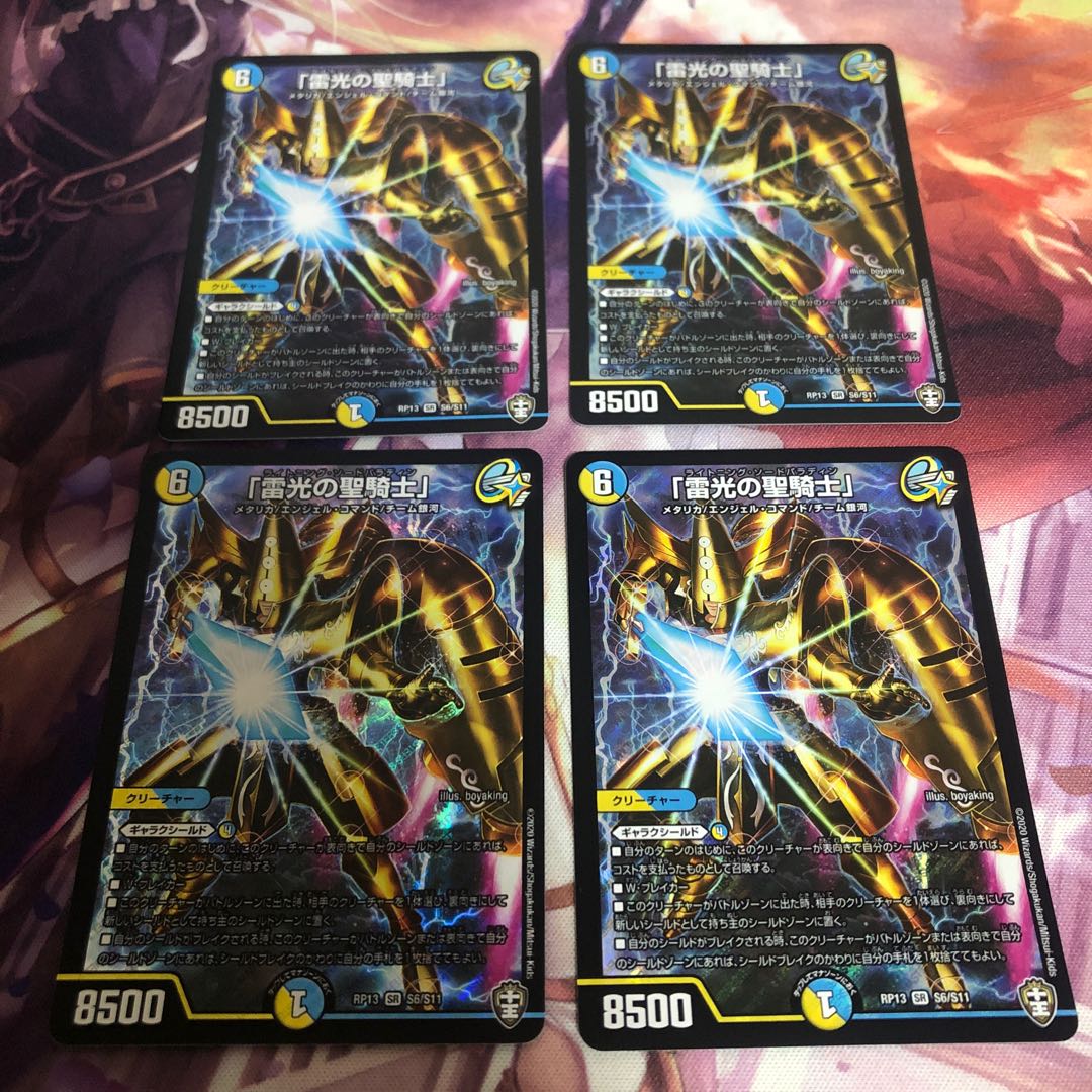 "Holy knight of lightning."