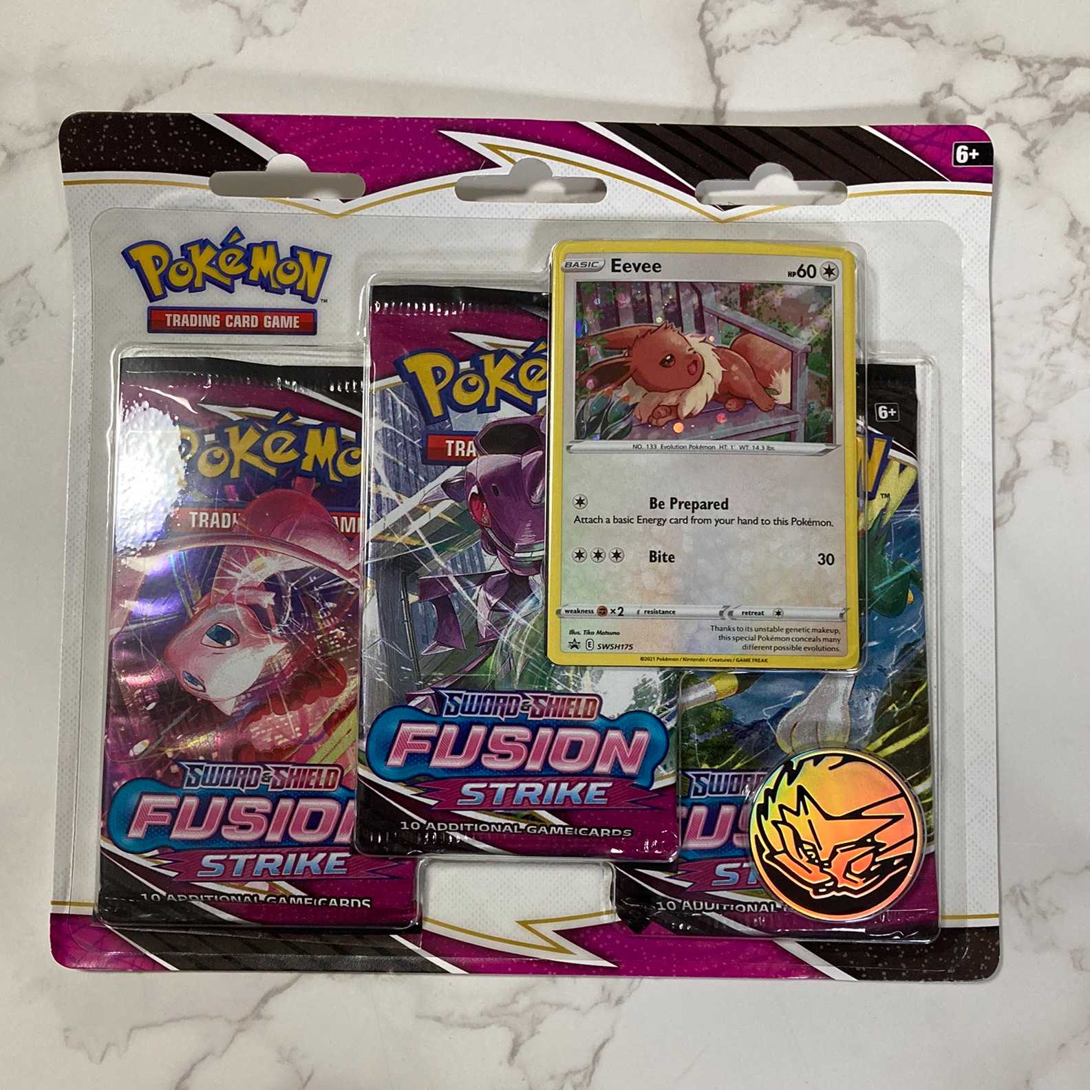 【海外限定イーブイプロモ】未開封 フュージョンストライク 3パックセット 2個