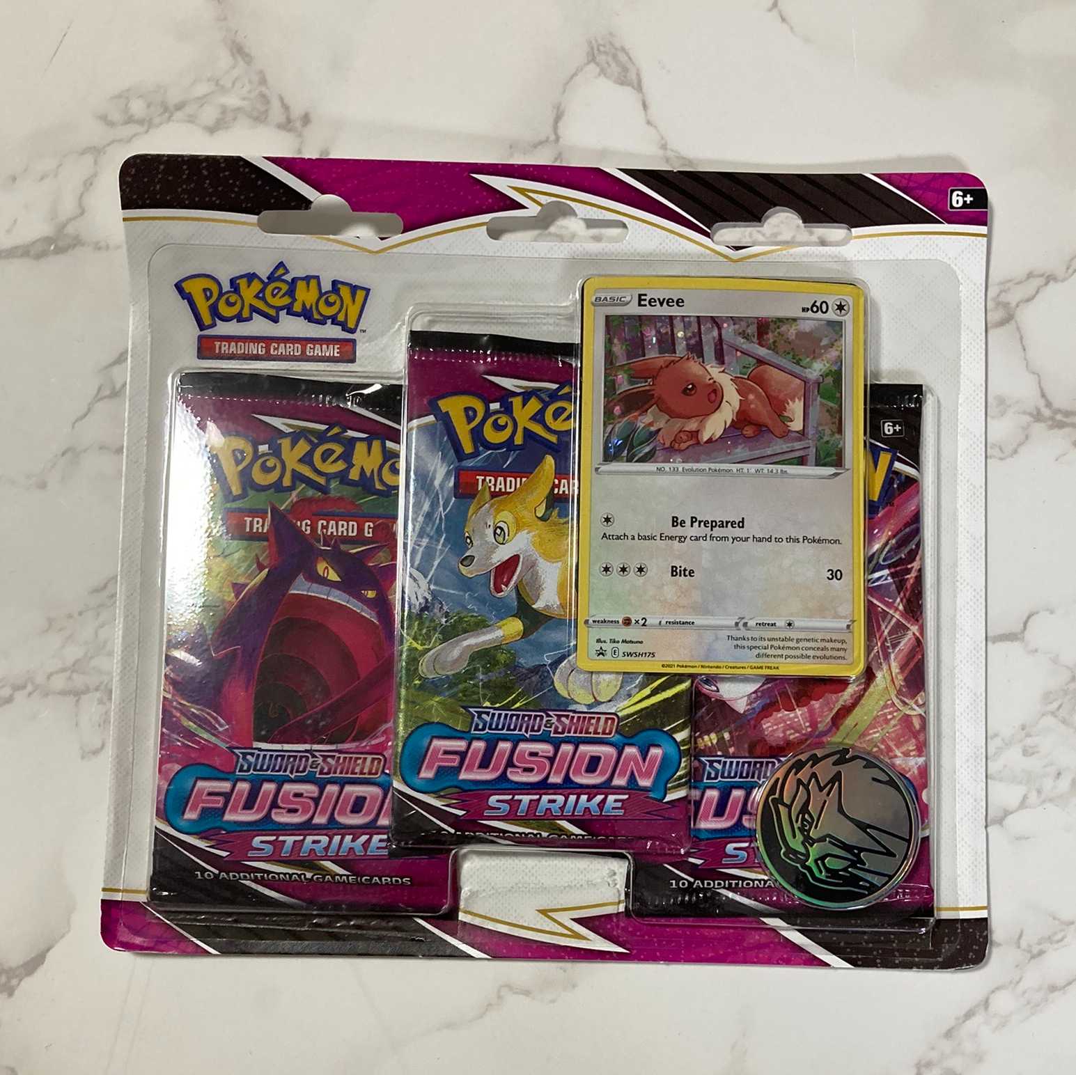 【海外限定イーブイプロモ】未開封 フュージョンストライク 3パックセット 2個