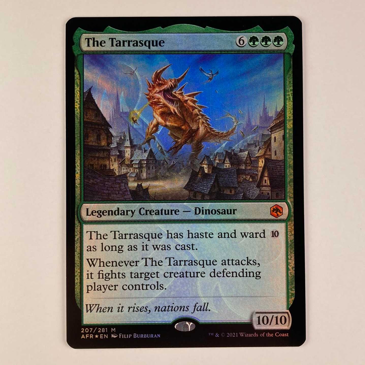 The Tarrasque Myth Rare 207/281 Forgotten Realm Exploration Amper Sandshrew Promo (English)
