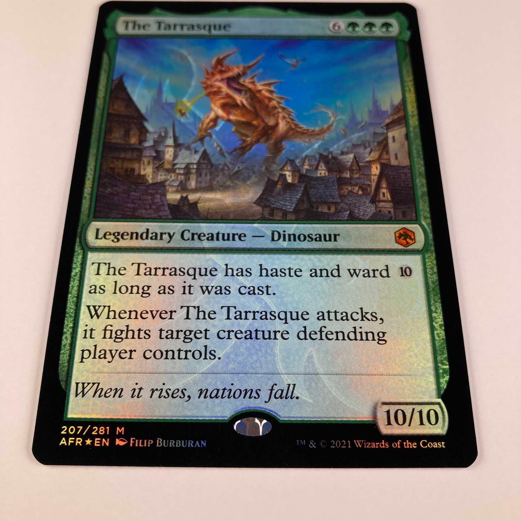 The Tarrasque Myth Rare 207/281 Forgotten Realm Exploration Amper Sandshrew Promo (English)