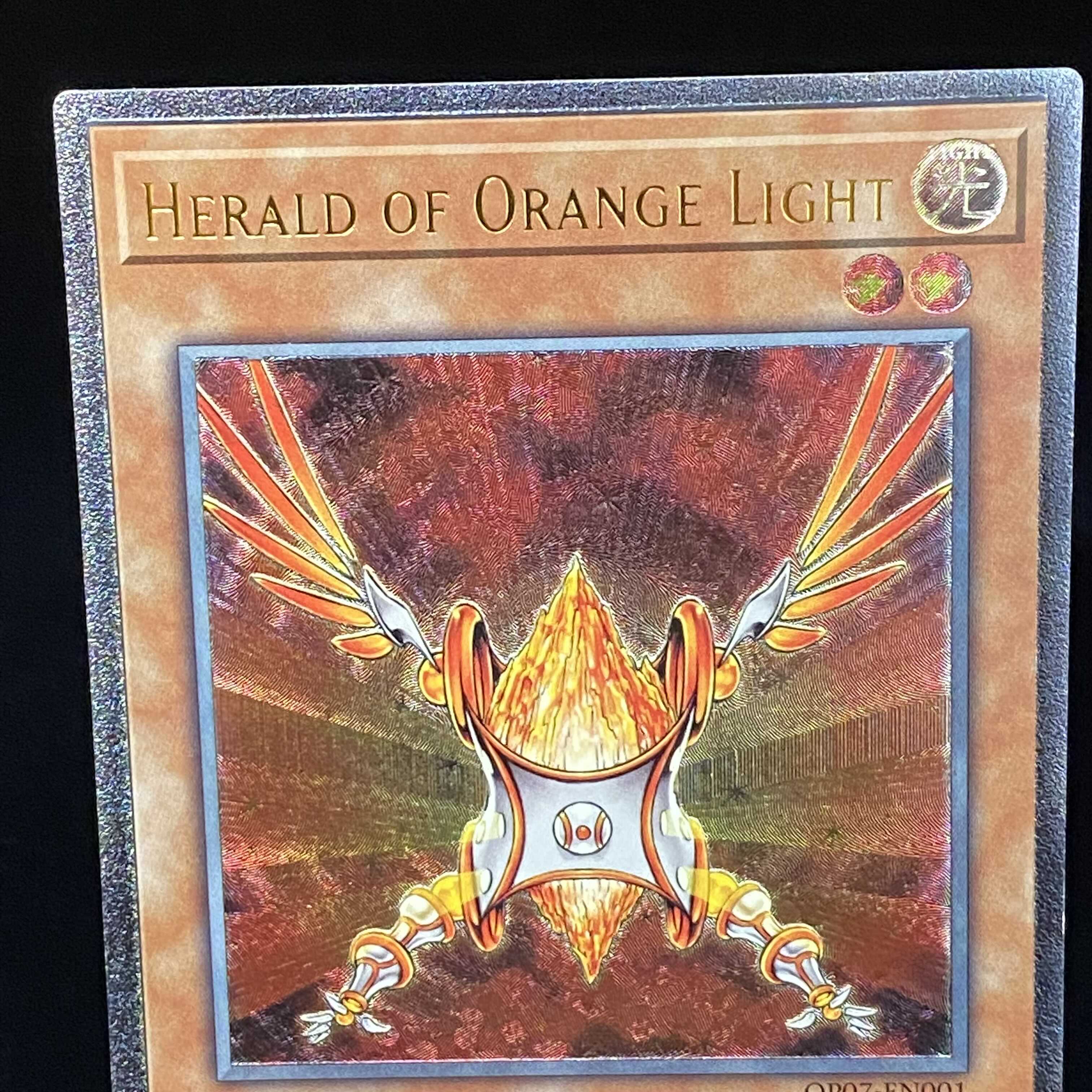 Herald of Orange Light EU English Relief Ultimate Rare OP07