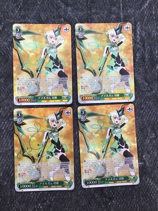 ヴァイスシュヴァルツ　シンフォギア　アマルガム切歌　SP 4枚セット