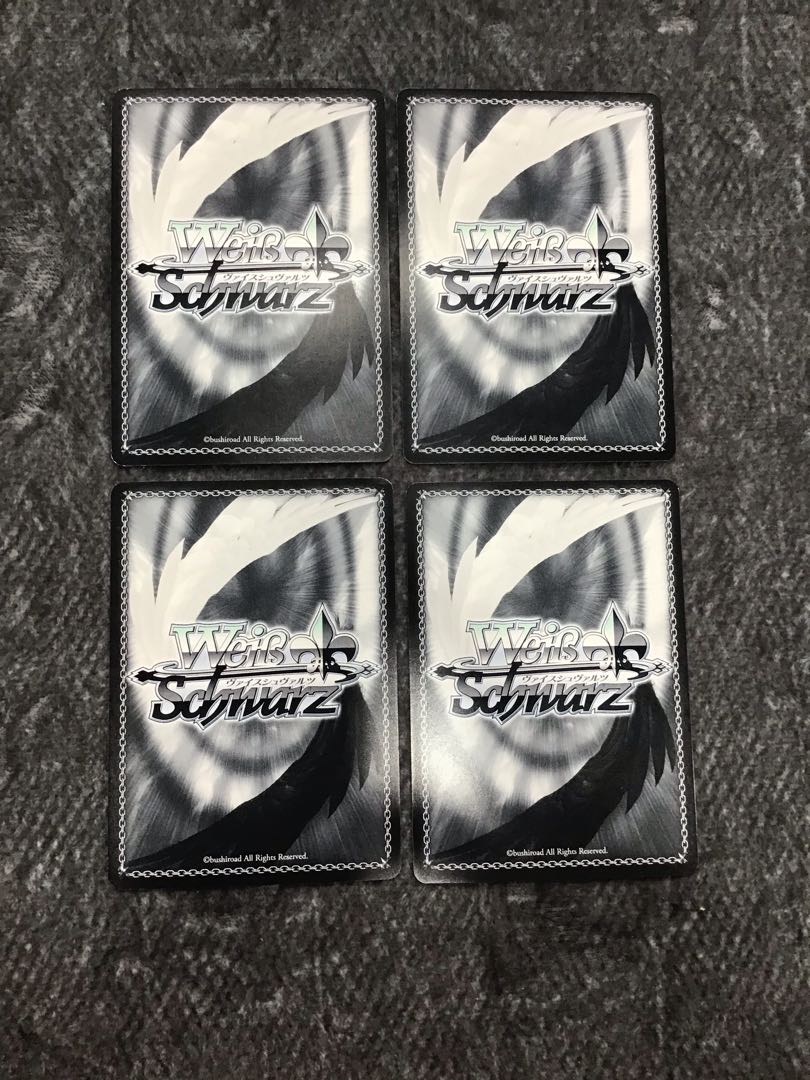 Weiss Schwarz Symphogear: Hanasaku Yuuki RRR 4-Card Set