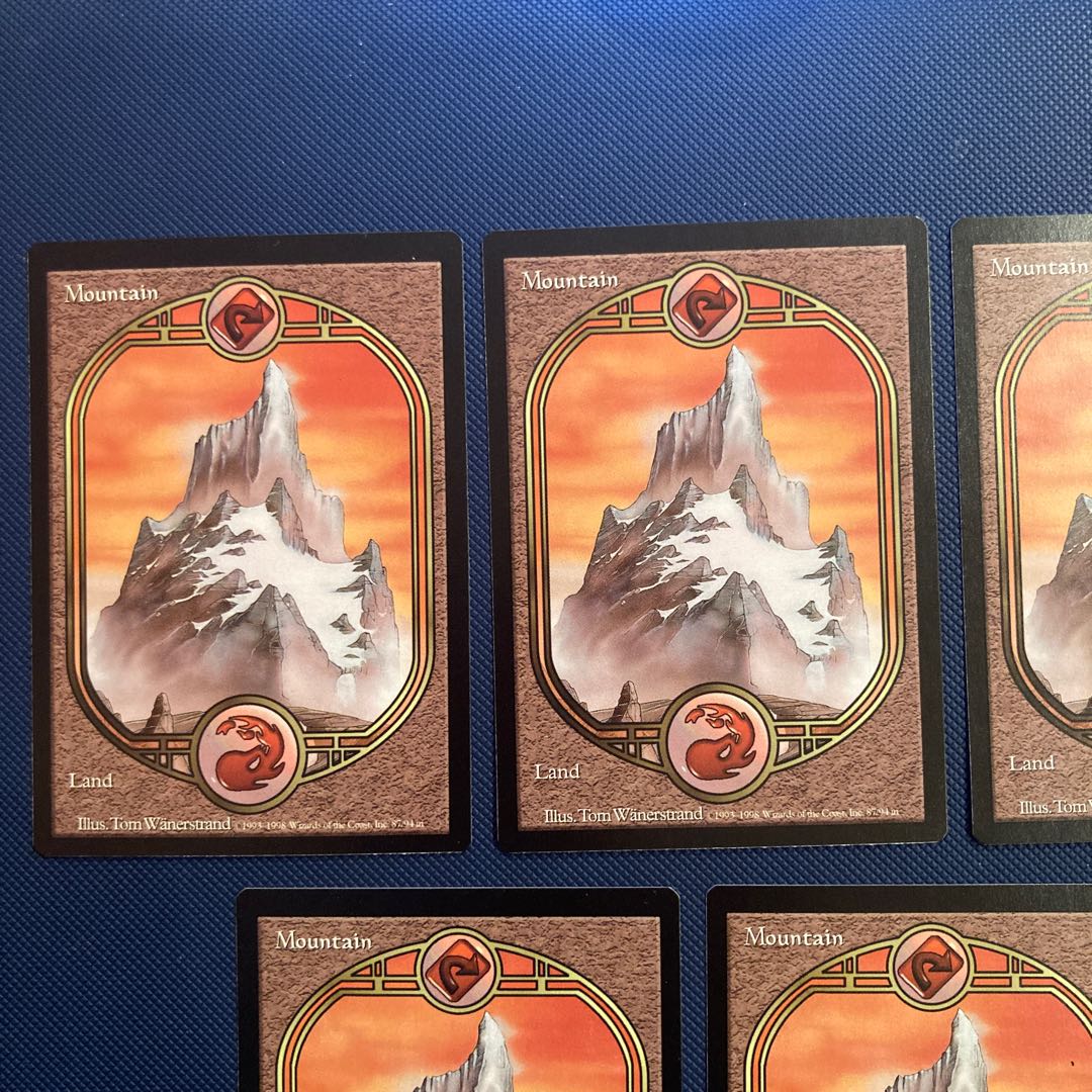 UGL Mountain Basic Land Card Set (5 cards) 5枚