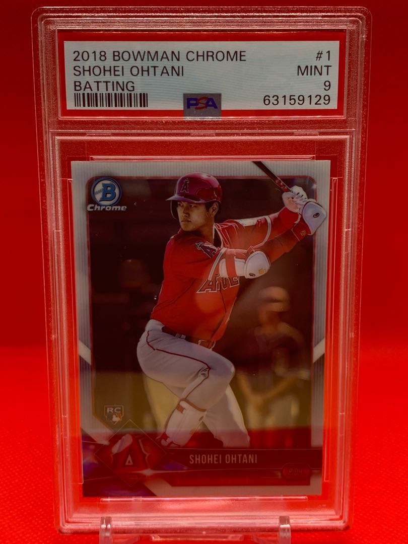 Shohei Ohtani 2018BOWMANCHROME #1 PSA9 RC Rookie Card