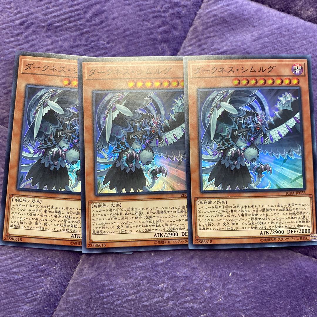 Yu-Gi-Oh OCG Darkness Simurgh 3 cards