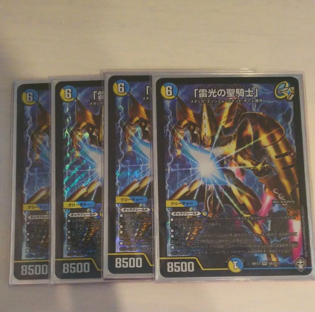 "Holy knight of lightning."