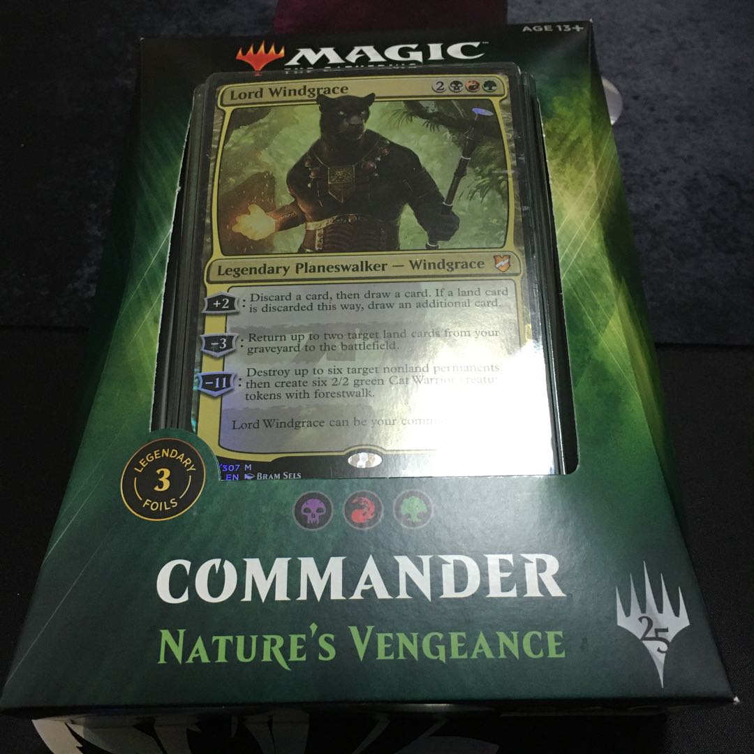 統率者2018自然界の復讐　英語版未開封